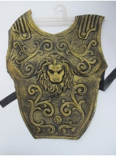 Roman Costume Chest Plate Gold - Mens Roman Costume